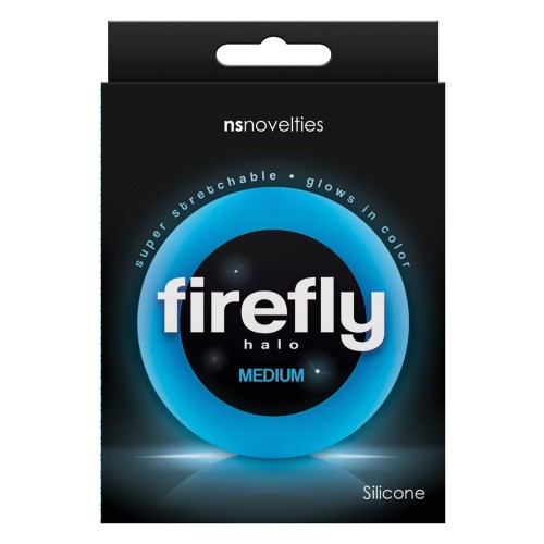 Firefly Halo Medium Glow Cockring Blue