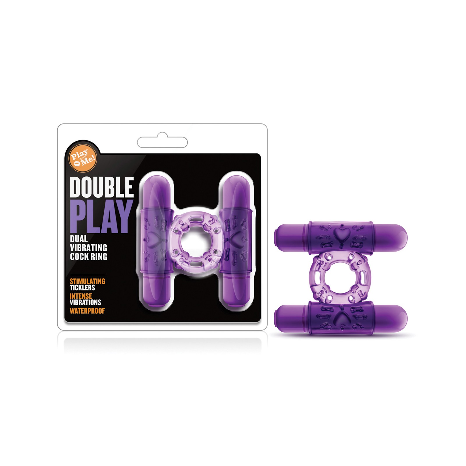 Blush Play With Me Dual Vibrating Cockring