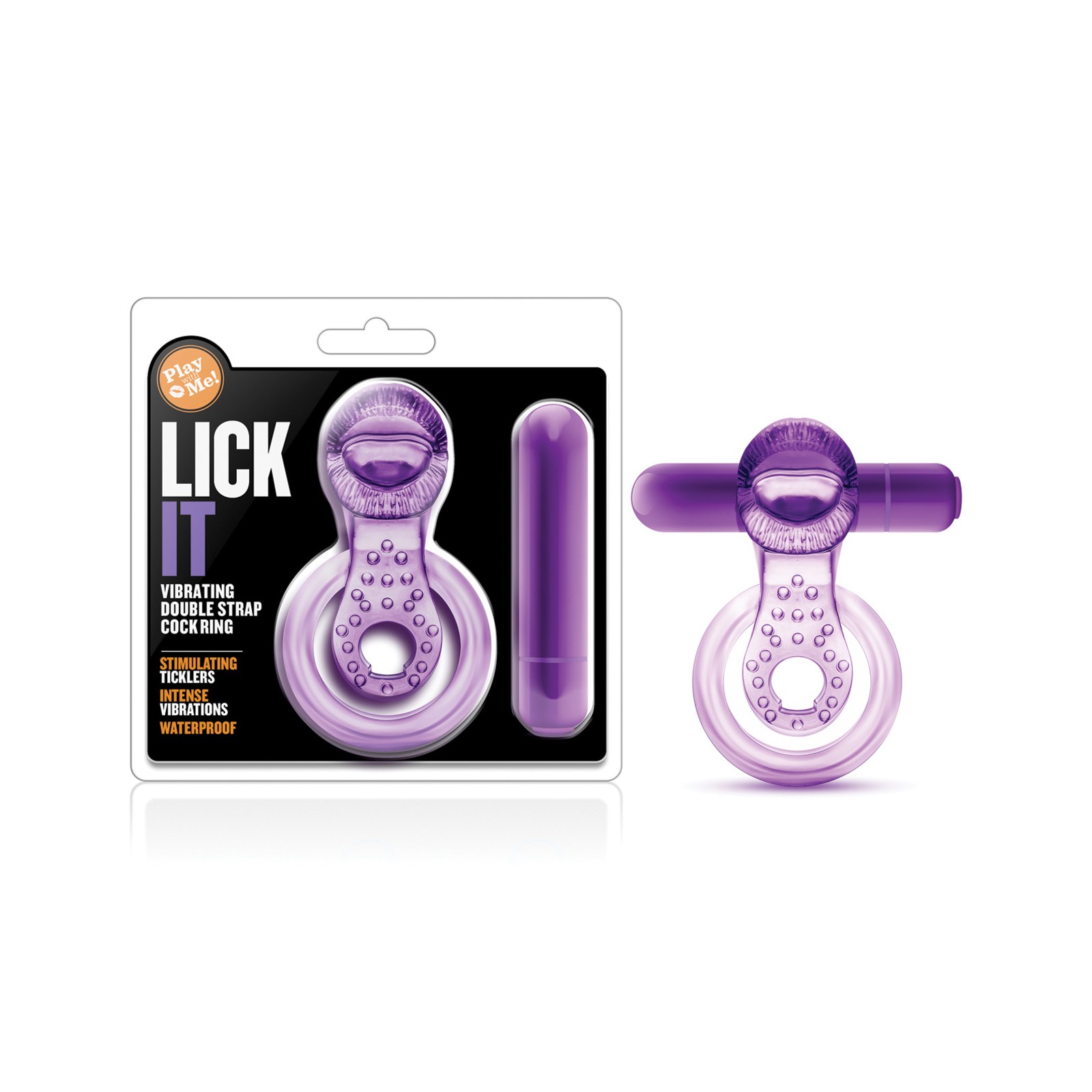 Anillo Vibrante Doble Lick It - Realce de Placer