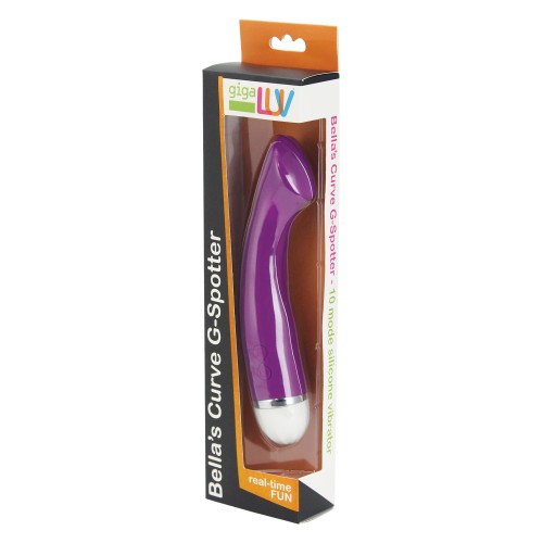 GigaLuv Bella's Curve G-Spot Vibrator - Purple