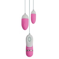 GigaLuv Dual Vibra Bullets Pink 10 Functions