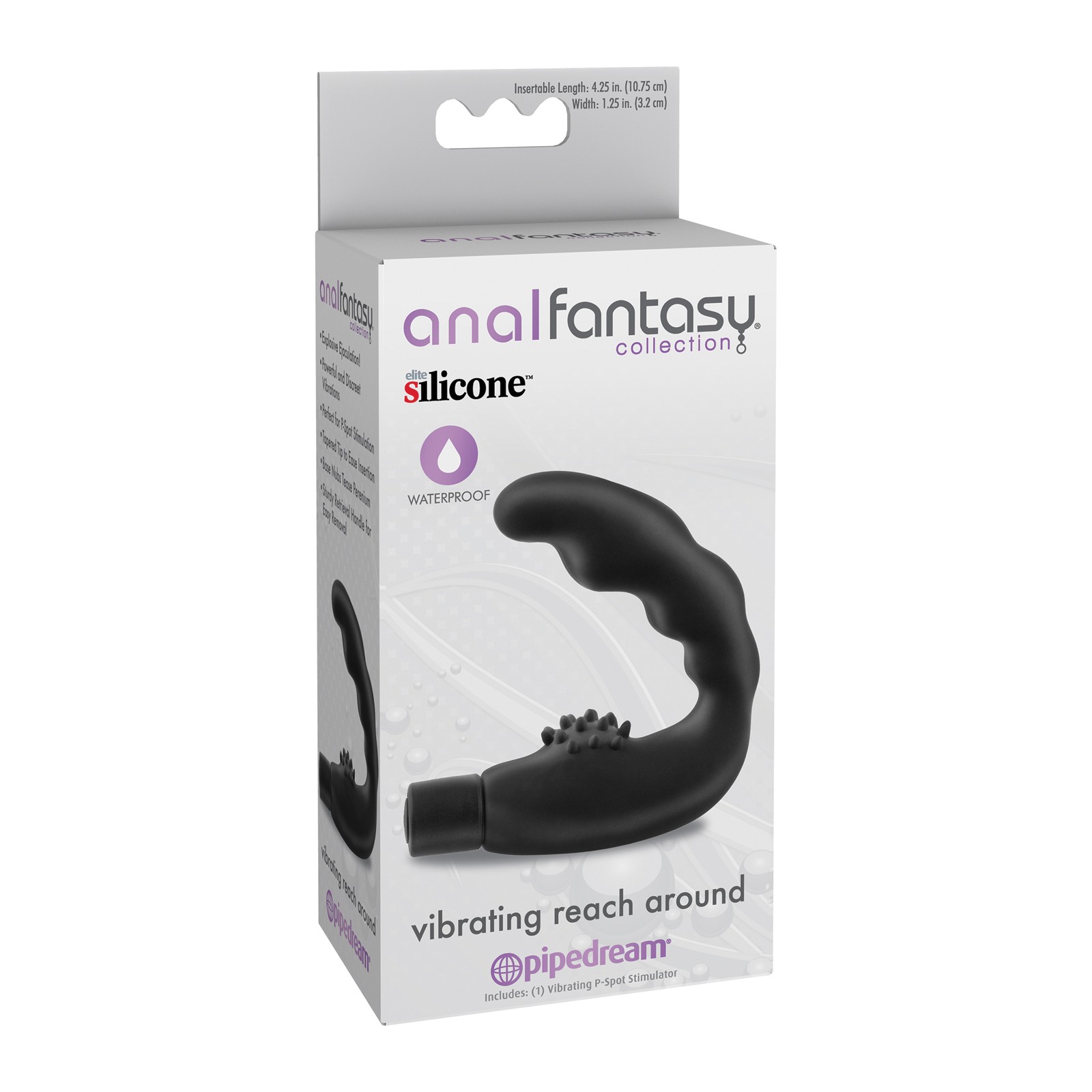 Anal Fantasy Collection Vibrating Reach Around - Black