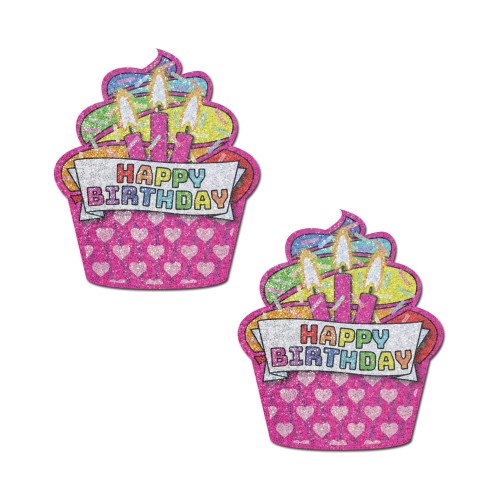 Pastease Premium Happy Birthday Cupcake - Multicolor