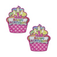 Pastease Premium Happy Birthday Cupcake - Multicolor