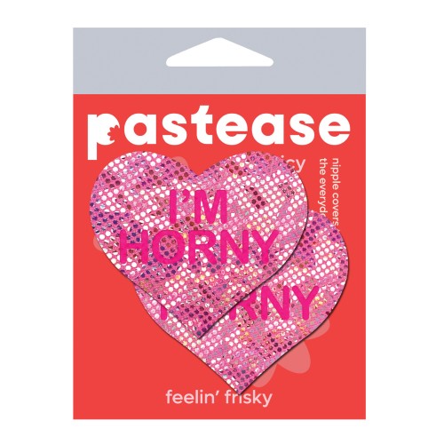 Pastease I'm Horny Heart Pink/Red