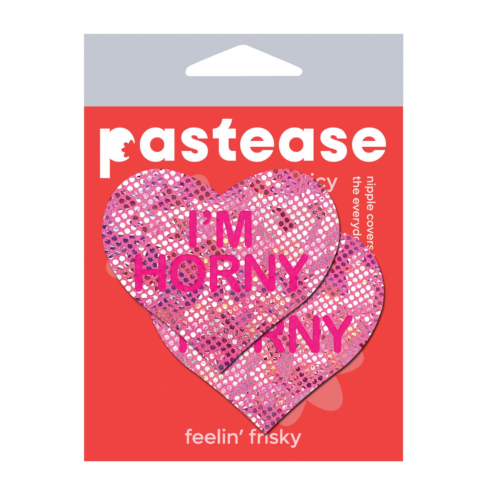 Pastease I'm Horny Heart Pink/Red