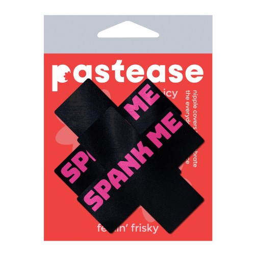 Pastease Premium Spank Me Plus - Negro/Rosa Talla Única