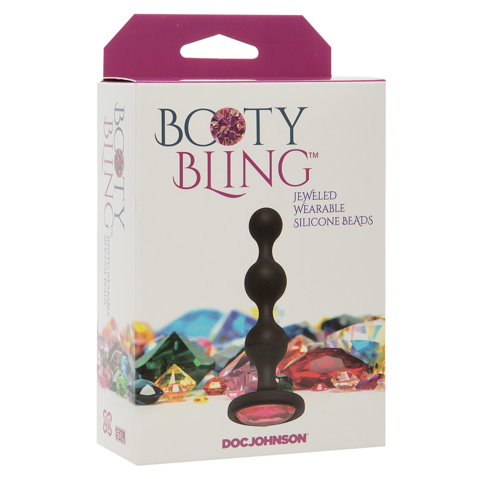 Booty Bling Perlas Silicona Usables Rosa