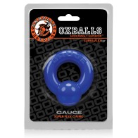 Anillo Cock Oxballs Gauge - Azul Policía Mejora de Tamaño