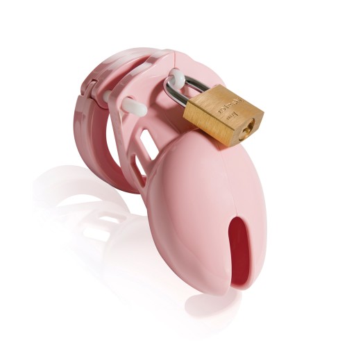 CB-6000S 2 1/2" Cock Cage & Lock Set - Pink