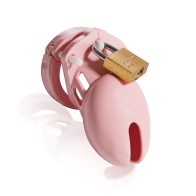 CB-6000S 2 1/2" Cock Cage & Lock Set - Pink