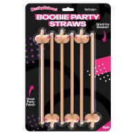 Booby Party Straws Pack of 6 Fun Adult Supplies