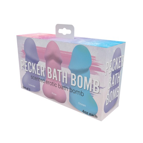 Bombas de Baño Pecker Paquete de 3