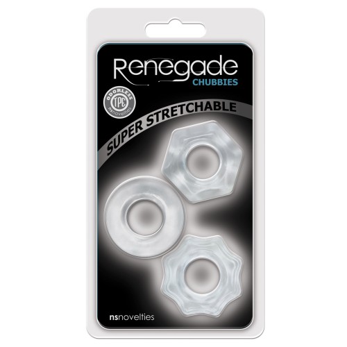 Renegade Chubbies Cock Rings 3 Pack