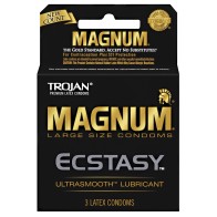 Condones Trojan Magnum Ecstasy Caja de 3