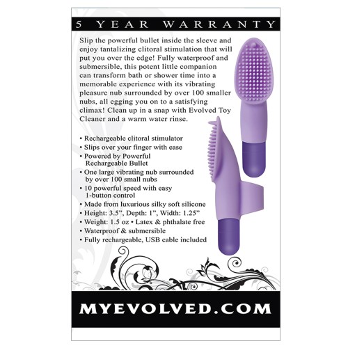 Evolved Fingerific Rechargeable Pleasure Bullet