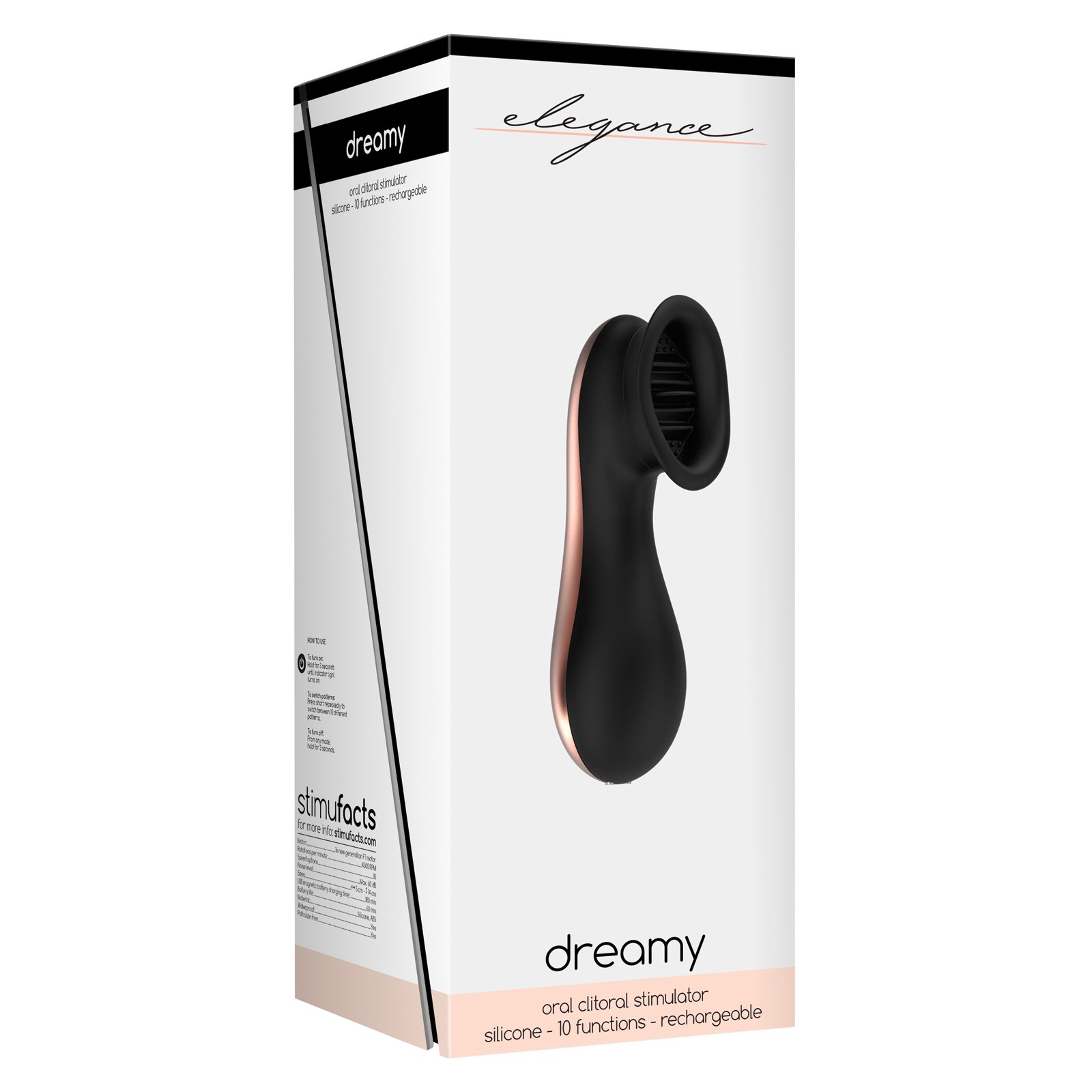 Dreamy Clitoral Stimulator - 10 Speed Black