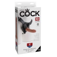 Arnés King Cock con Dildo de 6 Pulgadas