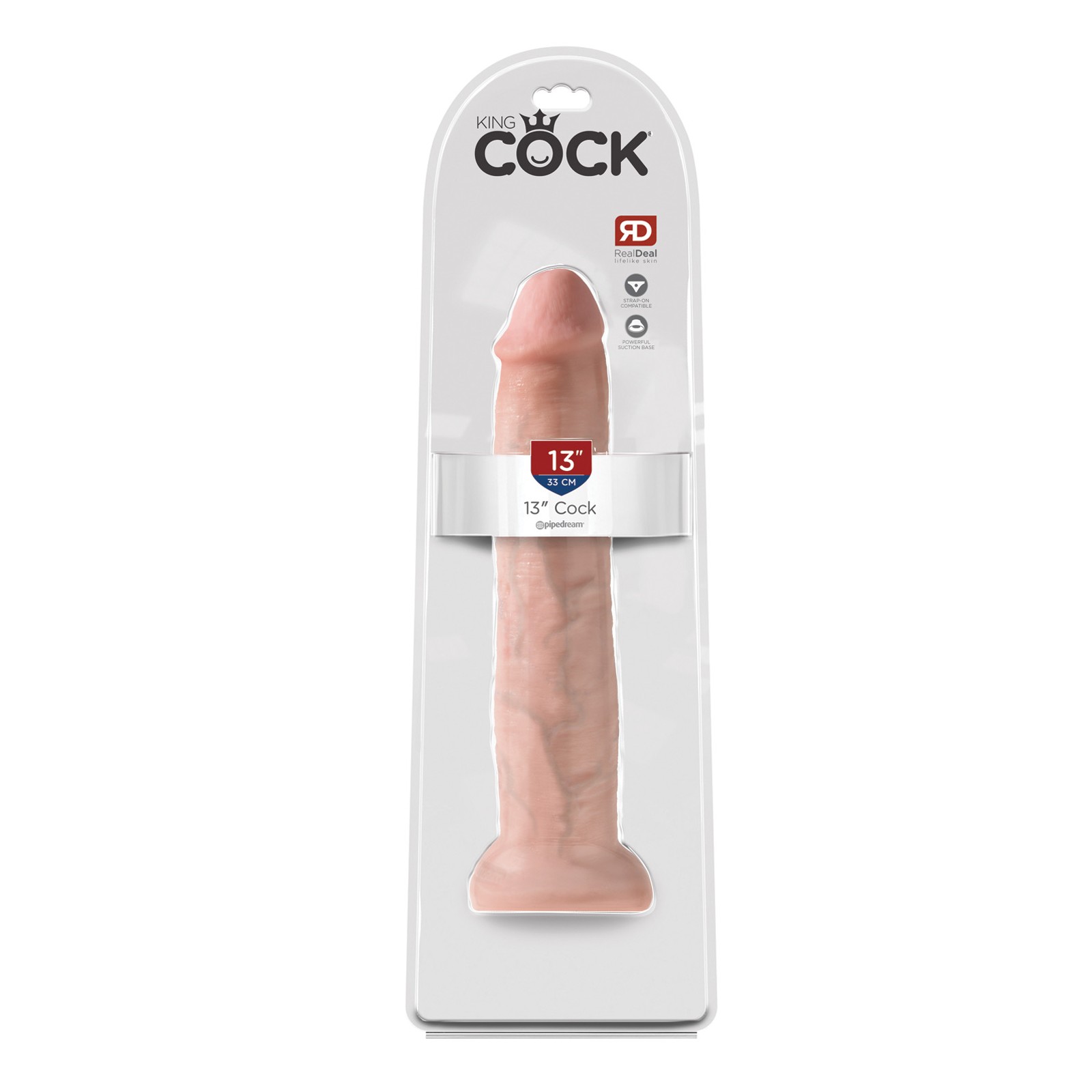 King Cock 13" Dildo Realista Flesh