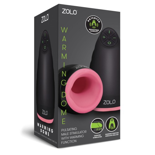 Zolo Pulsating Warming Dome Male Stimulator - 6 Modes