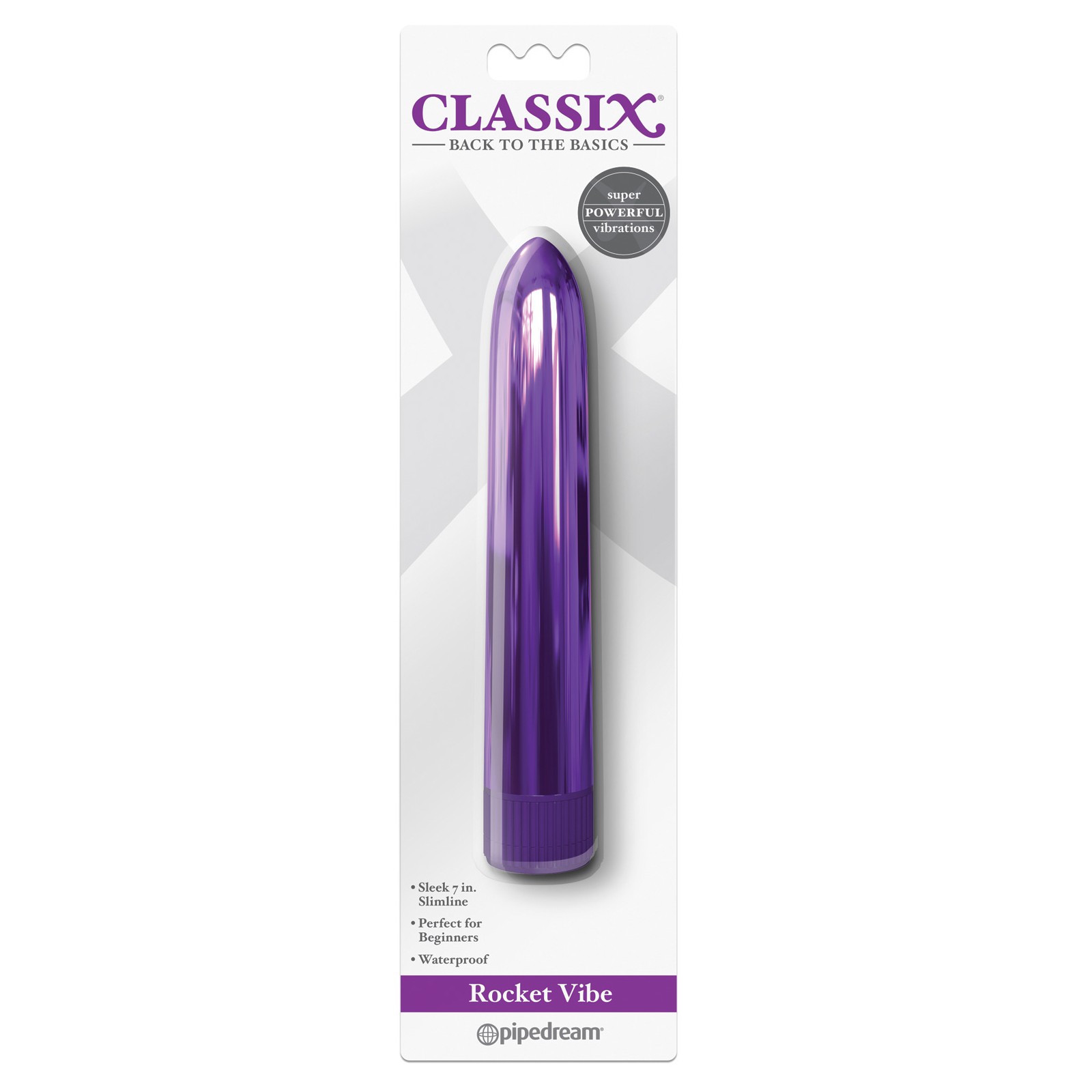 Vibrador Metálico de 7 pulgadas Classix