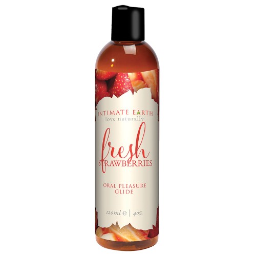 Intimate Earth Lubricante de Sabores Naturales Fresas Frescas