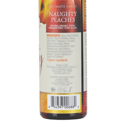 Intimate Earth Naughty Peaches Glide - Delicious Flavor