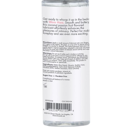 CGC Woo Hoo Flavored Personal Lubricant - Coconut Passion