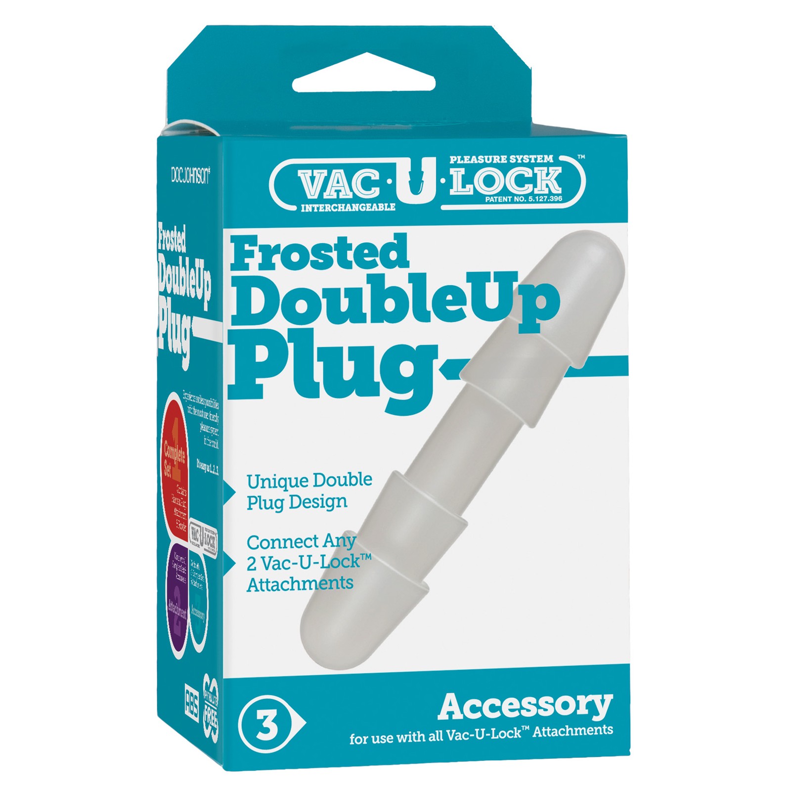 Vac-U-Lock Double Up Plug for Enhanced Pleasure