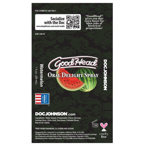 GoodHead Watermelon Oral Delight Spray