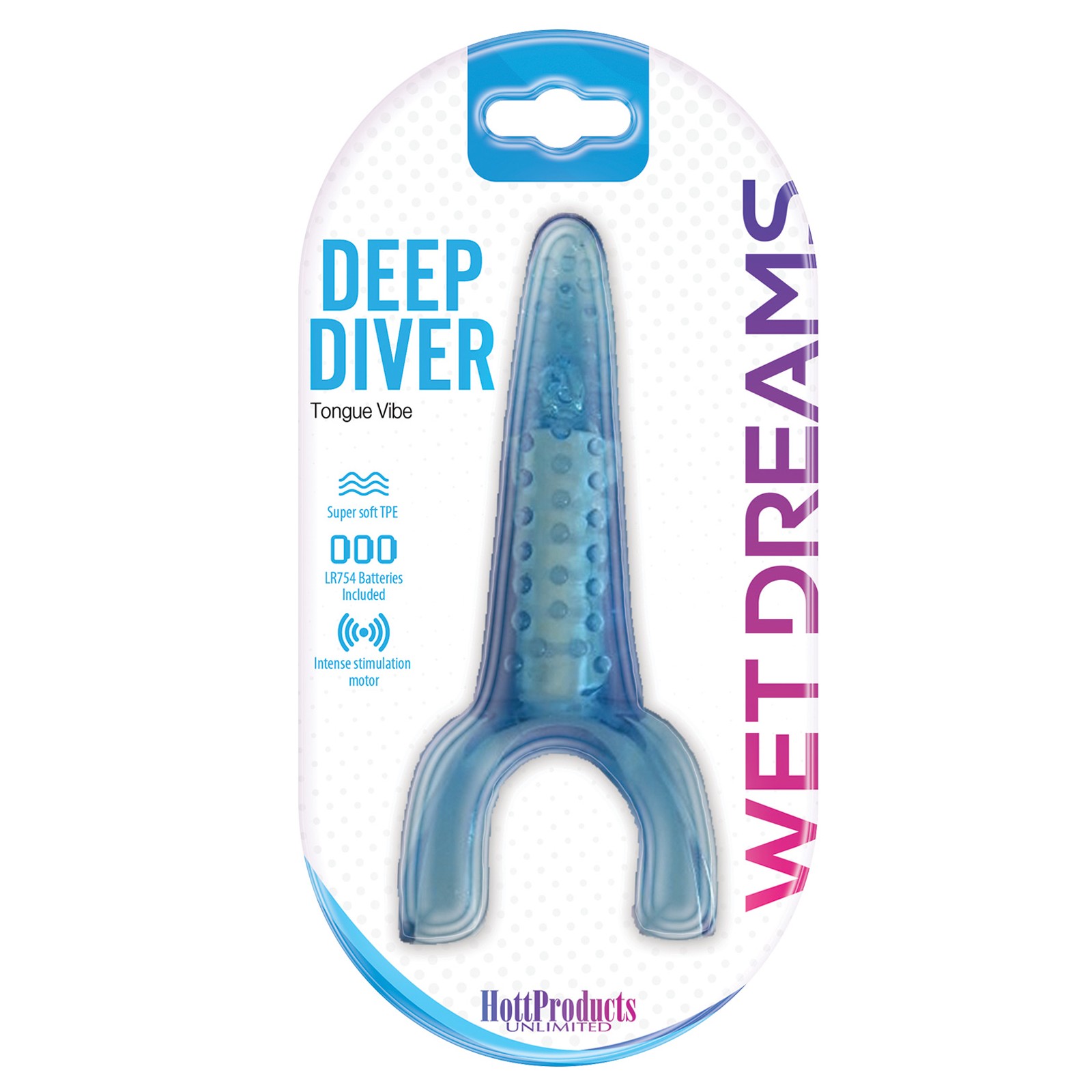 Tongue Star Deep Diver Vibrating Tongue Blue