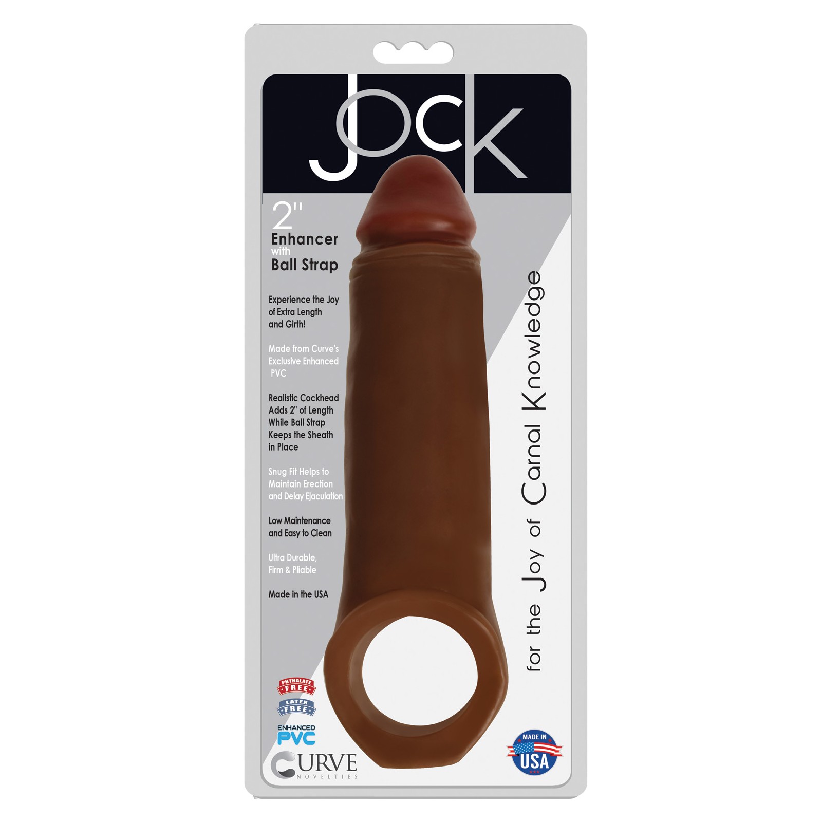 Extensor Jock Enhancer de Curve Toys de 2"