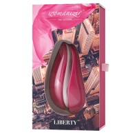 Womanizer Liberty Clitoral Stimulator - Red Wine