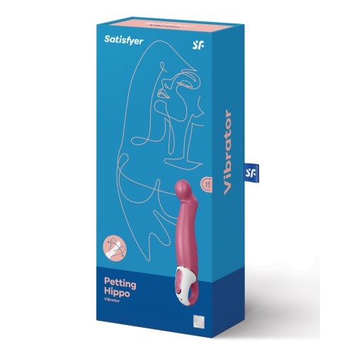 Satisfyer Vibes Petting Hippo - Fuchsia