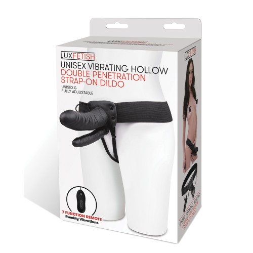 Lux Fetish Unisex Vibrating Strap-On Dildo