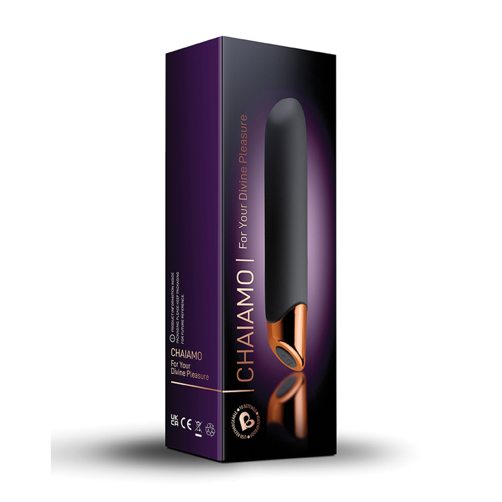 Rocks Off Chaiamo Powerful Vibrator Black