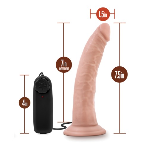 Pene Vibrador Dr. Dave de 7" con Ventosa