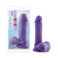 Blush Au Naturel Bold Hero 8 Inch Dildo Purple