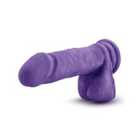 Dildo Blush Au Naturel Bold Hero 8 Pulgadas Púrpura