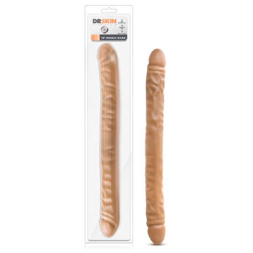 Dildo Doble Dr. Skin de 18 Pulgadas - Placer Absoluto