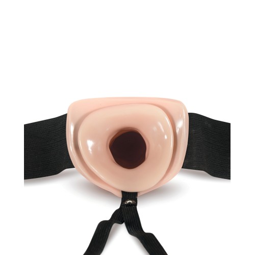 Blush Dr. Skin 7" Hollow Strap On Vainilla