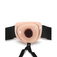 Blush Dr. Skin 7" Hollow Strap On Vainilla