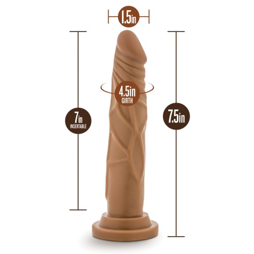 Dr. Skin Realistic Cock Basic 7.5" Mocha