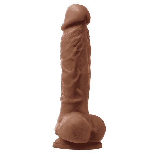 Dildo de 5" Colores Placeres con Ventosa - Marrón