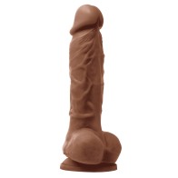 Dildo de 5" Colores Placeres con Ventosa - Marrón