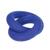 Hunky Junk Duo Linked Cock & Ball Rings - Cobalt