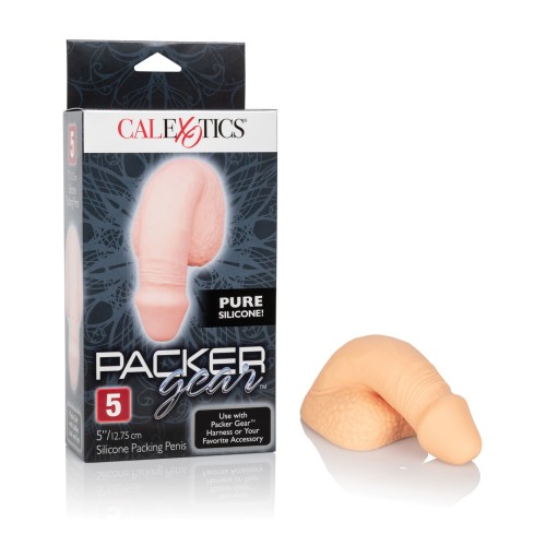 Packer Gear Pene de Silicona de 5 Pulgadas Marfil