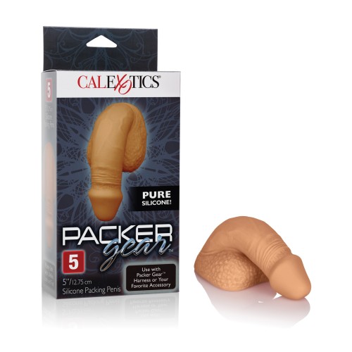 Pene de Silicona Packing 5 Pulgadas Tan