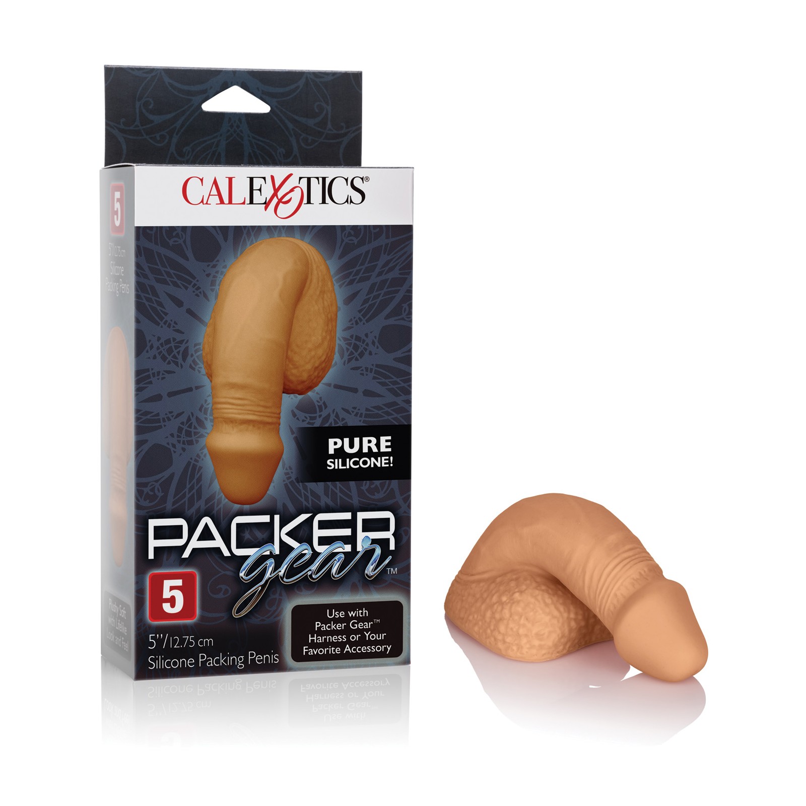 Packer Gear 5 Inch Silicone Packing Penis Tan