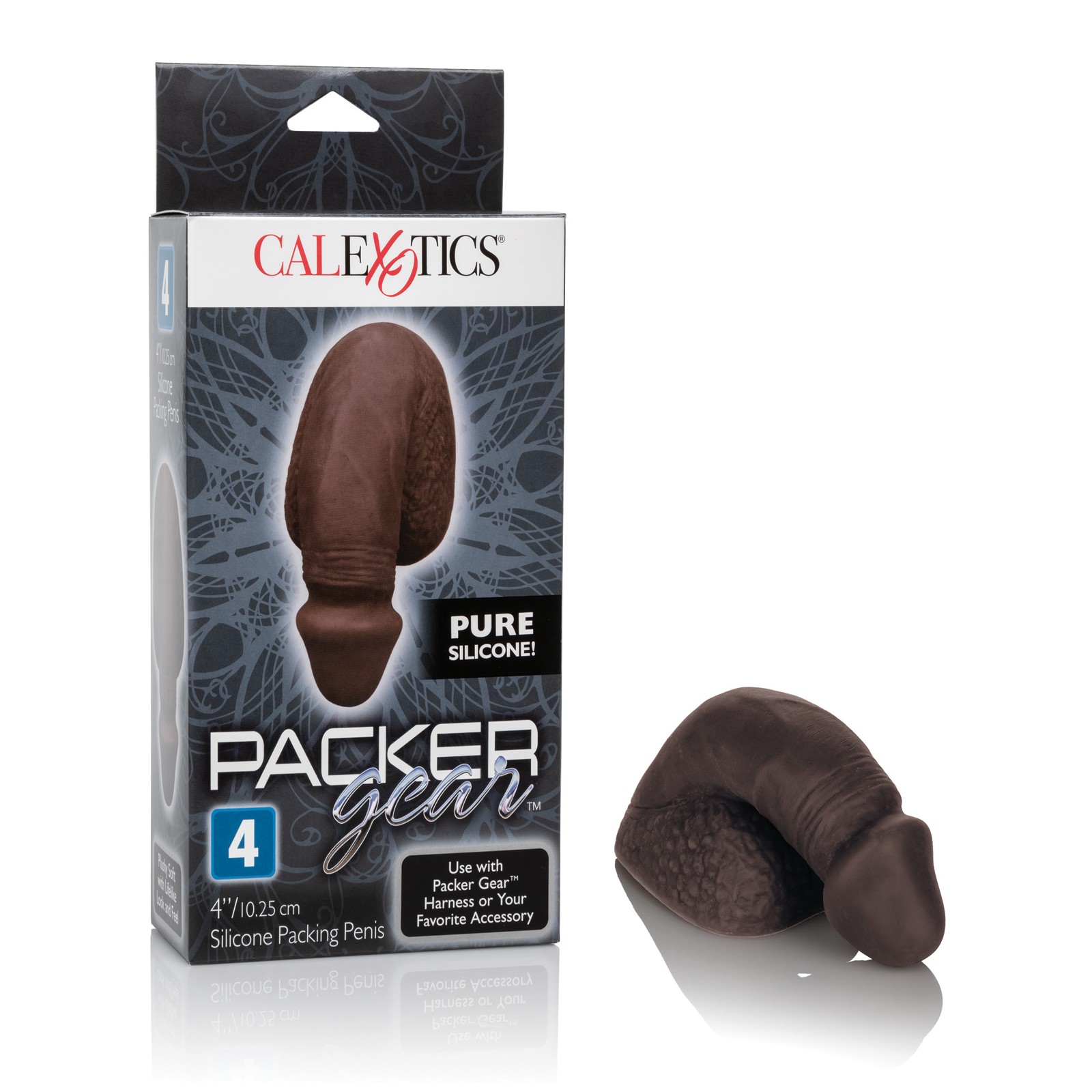 Packer Gear 4 Inch Silicone Packing Penis Black